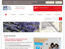 Tablet Screenshot of msa-alpesvaucluse.fr